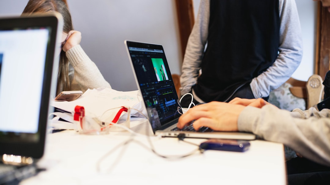 Team reviewing AI traces on multiple monitors