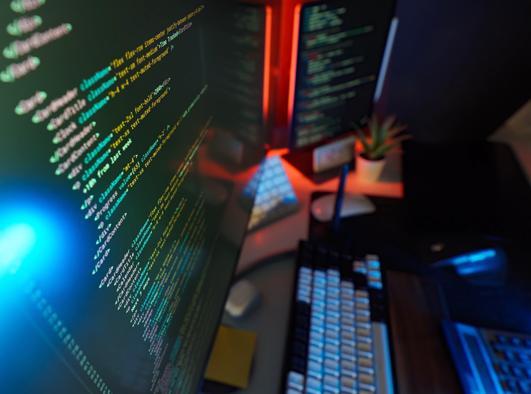 Developer reviewing terminal and local files with AI coding agent guidance