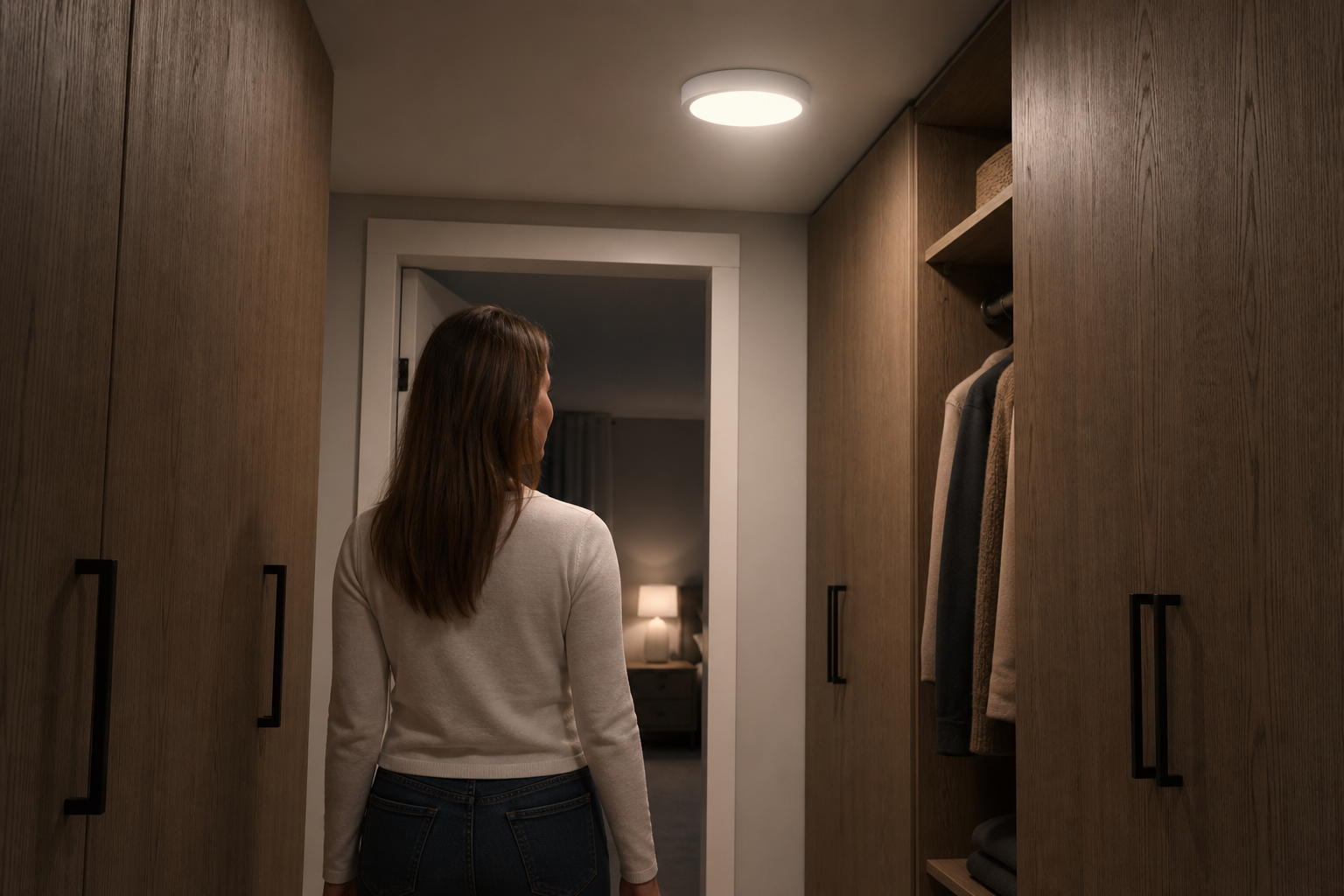 This Motion-Sensor Ceiling Light Could Save You from Midnight Hallway Chaos