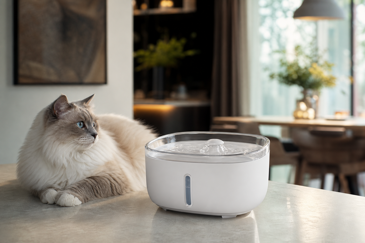 How a Smart Cat Water Fountain Can Make Busy Pet Days Less Noisy