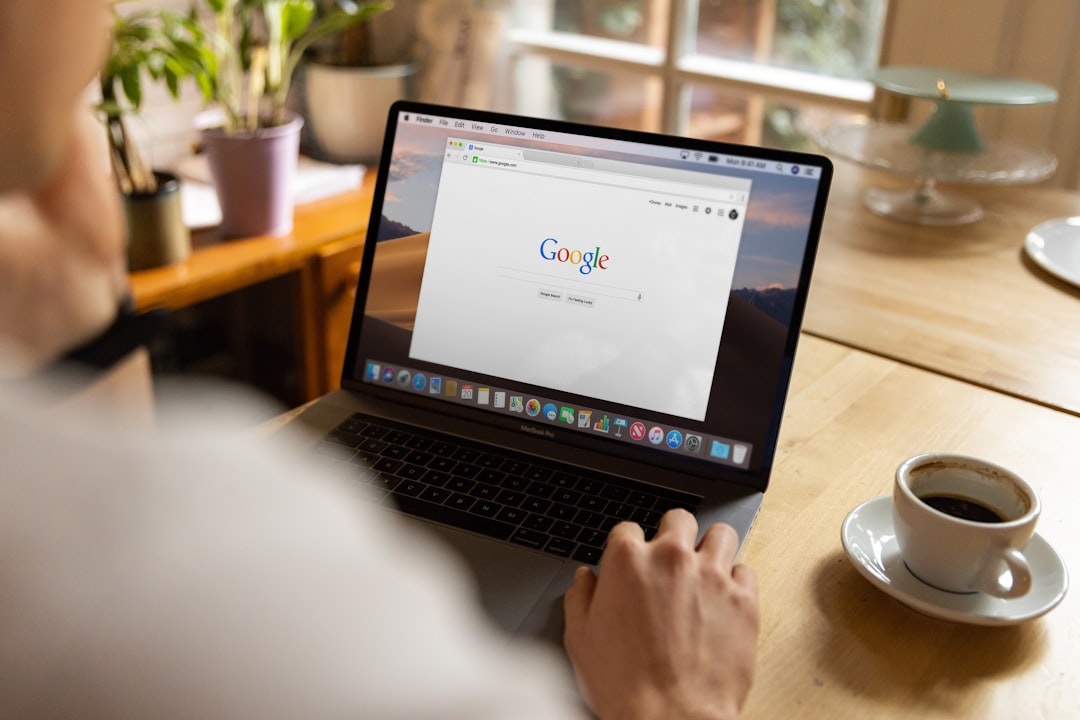 Shop owner comparing Google and Apple listing details