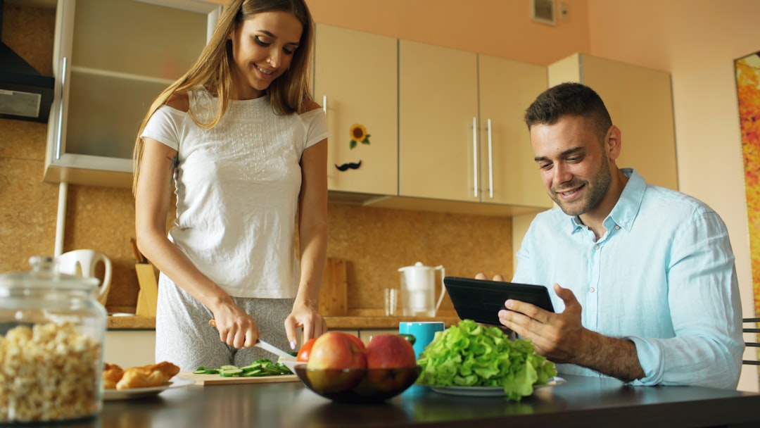 Shop owner and team member checking an AI draft response before sending to a customer